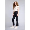 Defacto G7548AXNM82 Mavi Crop Flare Fıt Yüksek Bel Jean Pantolon