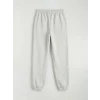LCW Kids Gri Beli Lastikli Kız Çocuk Soft Touch Jogger Eşofman Altı