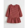 LCW Kids Bordo Fiyonk Detaylı Kız Çocuk Elbise
