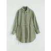 LCW EVERYDAY Yeşil Kuşaklı Kadın Gömlek Tunik
