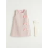 LCW Kids Pembe Kız Çocuk Tüvit Elbise ve Külotlu Çorap