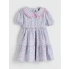 LCW Kids Mavi Çiçekli Kız Çocuk Elbise