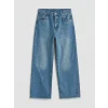 LCW Kids İndigo Wideleg Kız Çocuk Jean Pantolon