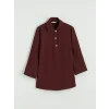 LCW STUDIO Bordo Oversize Kadın Tunik