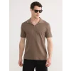 LCWAIKIKI Classic Kahverengi Polo Yaka Erkek Tişört