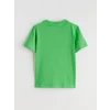 LCW Kids Yeşil Minecraft Baskılı Erkek Çocuk Şortlu Pijama Takımı