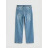 LCW Kids İndigo Straight Fit Kız Çocuk Jean Pantolon