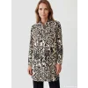LCW Grace Siyah Desenli Kadın Gömlek Tunik