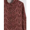 LCW Grace Bordo Desenli Kadın Gömlek Tunik