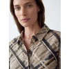 LCW Grace Gri Desenli Kadın Gömlek Tunik
