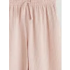 LCW Kids Pembe Beli Lastikli Kız Çocuk Müslin Pantolon