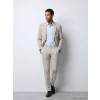 LCW BUSINESS Bej Slim Fit Erkek Takım Elbise Pantolonu