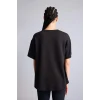 Defacto D7127AXBK81 Siyah Oversıze Bisiklet Yaka Sporcu Modal Kısa Kollu Tişört