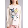 Defacto H1070A8ER100 Ekru Hello Kıtty 2li Pijama Takımı Kız Çocuk