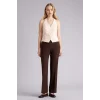 Defacto F7380AXBN340 Kahve Straıght Fıt Normal Bel Düz Paça Pantolon