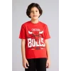 Defacto G7615A8RD135 Kırmızı NBA Chıcago Bulls Tişört Erkek Çocuk