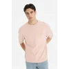 Defacto F8142AXPN287 Pembe Nefes Alabilen Loose Fit Baskılı Tişört