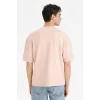 Defacto F8142AXPN287 Pembe Nefes Alabilen Loose Fit Baskılı Tişört