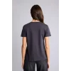 Defacto H1408AXAR191 Antrasit Regular Fıt Bisiklet Yaka Penye Kısa Kollu Tişört