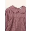 Defacto G8135A5BR229 Bordo Pötikareli Poplin Gömlek Kız Bebek