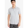 Defacto M6609AZGR130 Gri Slım Fıt Polo Yaka Kısa Kollu Polo Tişört