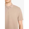 Defacto D7227AXBG216 Bej Regular Fıt Polo Yaka Kısa Kollu Polo Tişört