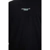 Defacto F8126AXBK81 Siyah %100 Pamuk Boxy Fit Baskılı Tişört