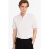 Defacto D7227AXWT32 Beyaz Regular Fıt Polo Yaka Kısa Kollu Polo Tişört