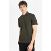 Defacto D7227AXKH190 Haki Regular Fıt Polo Yaka Kısa Kollu Polo Tişört