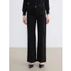 LCW Jeans Siyah Yüksek Bel Wideleg Kadın Jean Pantolon