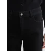 LCW Jeans Siyah Yüksek Bel Wideleg Kadın Jean Pantolon