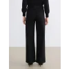 LCW Jeans Siyah Yüksek Bel Wideleg Kadın Jean Pantolon