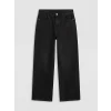 LCW Jeans Siyah Yüksek Bel Wideleg Kadın Jean Pantolon