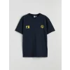 LCW Kids Lacivert Fenerbahçe Baskılı Erkek Çocuk Tişört