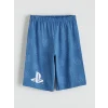 LCW Kids Mavi Erkek Çocuk PlayStation Baskılı Şortlu Pijama Takımı