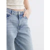 XSIDE Mavi Taşlı Wideleg Kadın Jean Pantolon