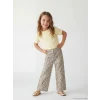 LCW Kids Yeşil Standart Kalıp Kız Çocuk Gabardin Pantolon