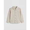 LCW Kids Bej Ekose Erkek Çocuk Gömlek
