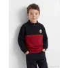 LCW Kids Kırmızı Galatasaray Baskılı Erkek Çocuk Kalın Sweatshirt