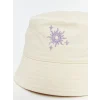 LCW ACCESSORIES Ekru Nakışlı Kız Çocuk Bucket Şapka