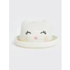 LCW ACCESSORIES Bej Kız Çocuk Hasır Şapka