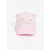 LCW ACCESSORIES Pembe Hayvan Figürlü Kız Bebek Kep Şapka