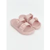 LCW STEPS Pembe Çift Bantlı Kız Çocuk Terlik