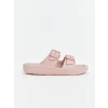 LCW STEPS Pembe Çift Bantlı Kız Çocuk Terlik