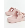 LCW STEPS Pembe Çift Bantlı Kız Çocuk Terlik