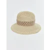 LCW ACCESSORIES Bej Kız Çocuk Hasır Şapka
