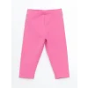 LCW Kids Pembe Beli Lastikli 3/4 Boy Kız Çocuk Tayt
