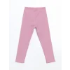 LCW Kids Pembe Beli Lastikli Kız Çocuk Basic Tayt