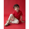 LCW Kids Bej Basic Erkek Çocuk Gabardin Pantolon