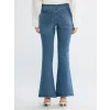 LCW Jeans İndigo Mars Flare Kadın Jean Pantolon